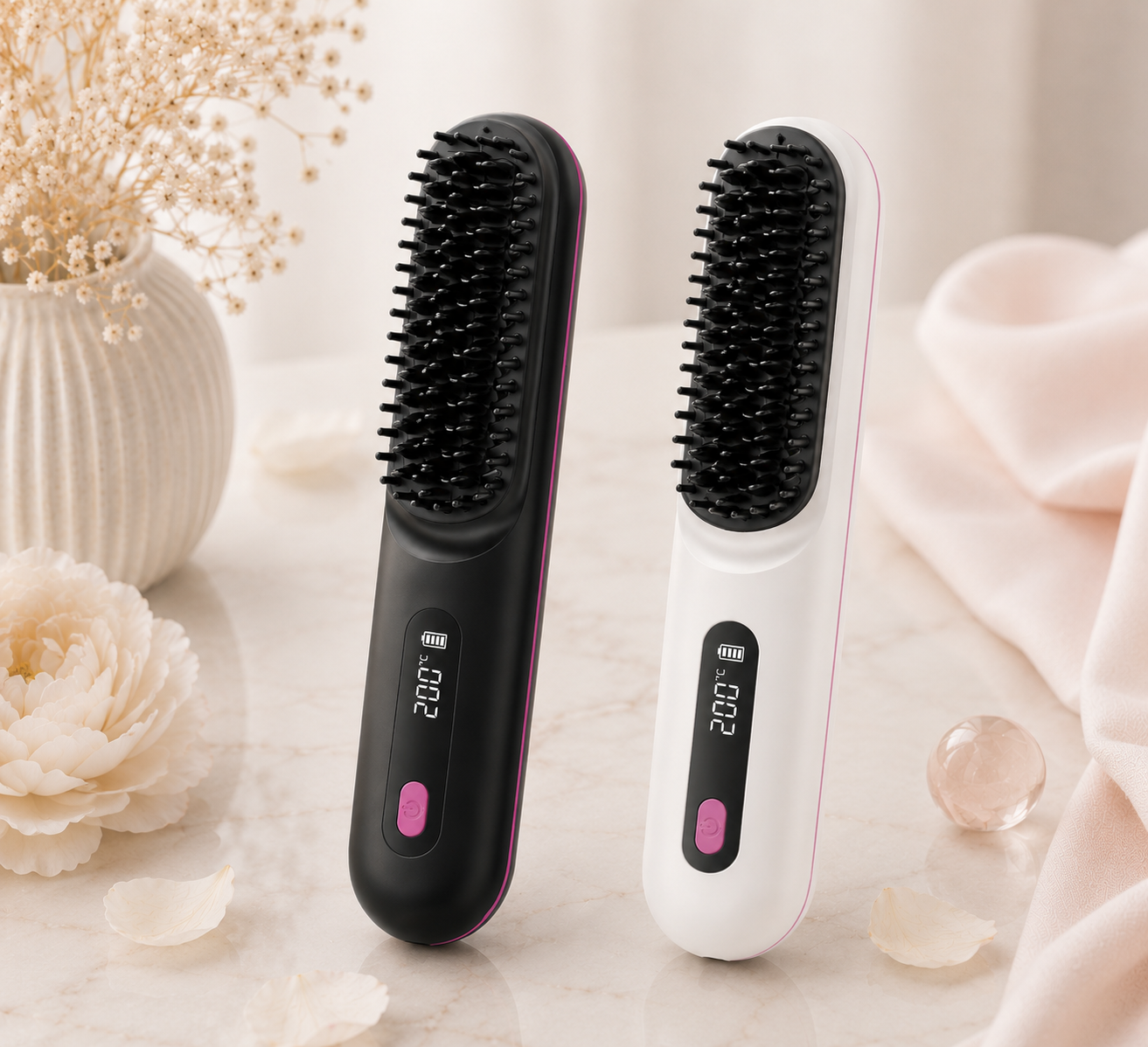 Silea™ Cepillo Alisador Portátil | Pelo Liso en Segundos
