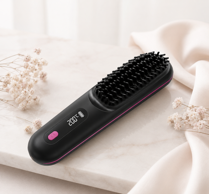 Silea™ Cepillo Alisador Portátil | Pelo Liso en Segundos