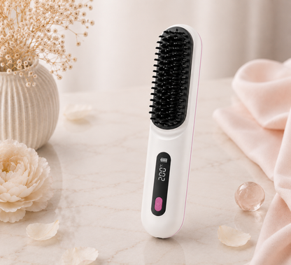 Silea™ Cepillo Alisador Portátil | Pelo Liso en Segundos